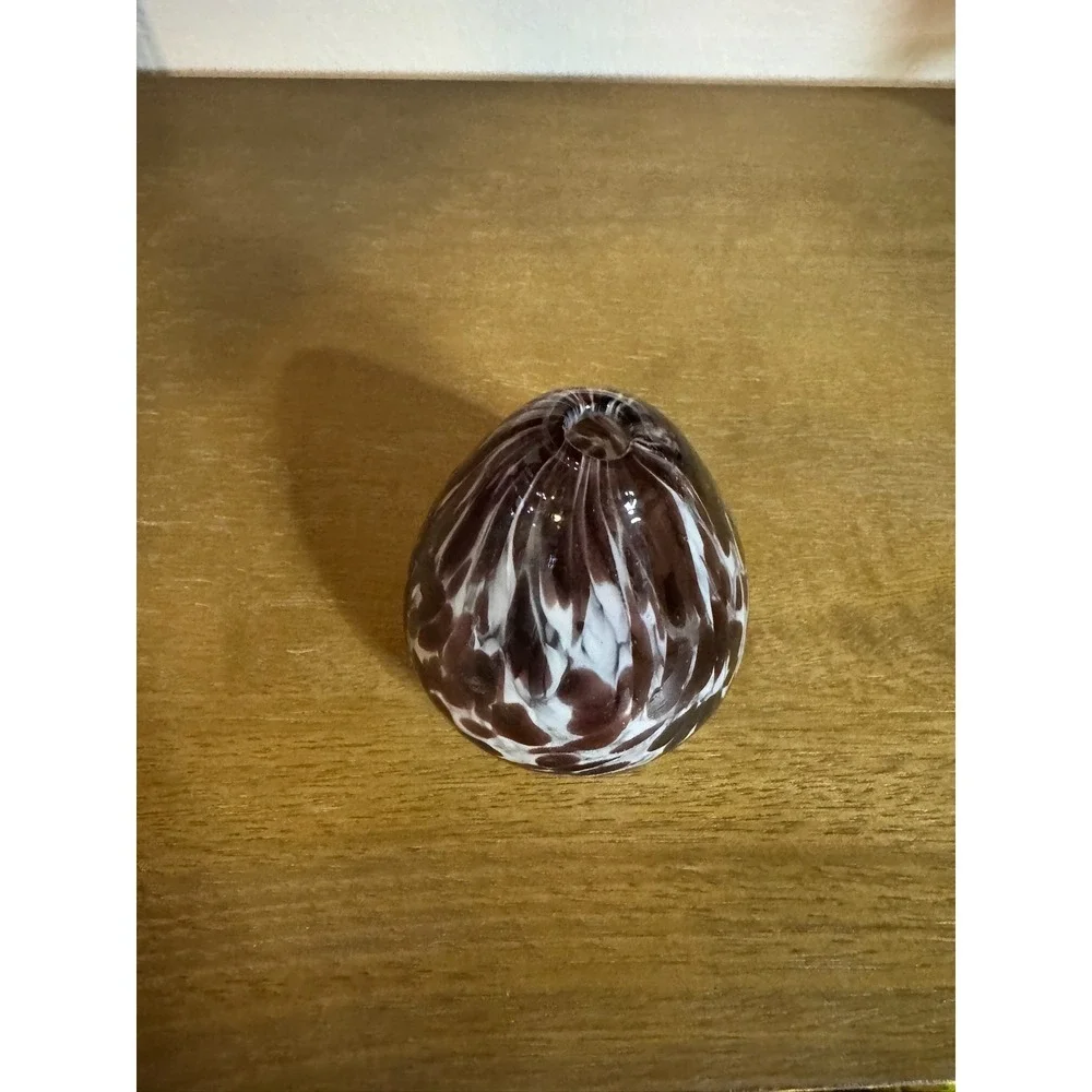 Teardrop Art Glass Handblown Bud Vase‎ Miniature
